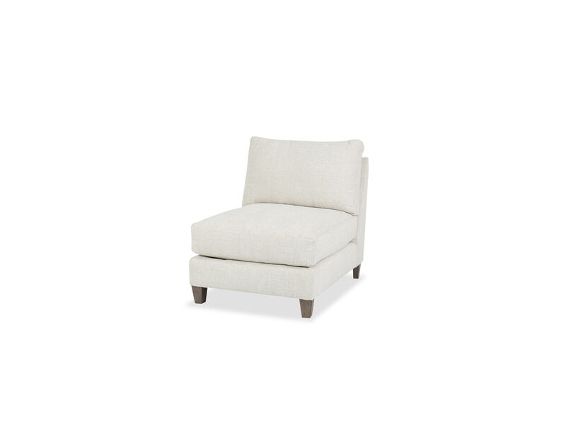Mila Fabric Armless Chair