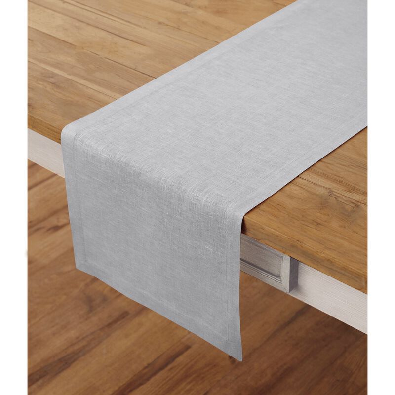 Solino Home Fete 100% Linen Table Runner &ndash; Handcrafted, Machine Washable, Perfect for Holiday and Everyday Dining