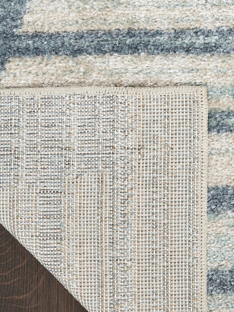 Astra Machine Washable ASW03 Blue 3'3" x 5' Rug