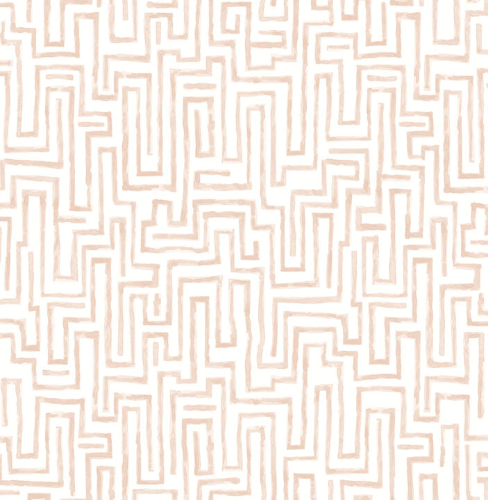 Ramble Blush Geometric Wallpaper (Set of 2)