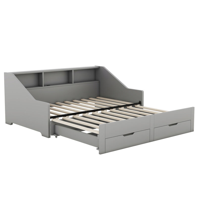 Merax Daybed Bed Frame with Storage image number 5