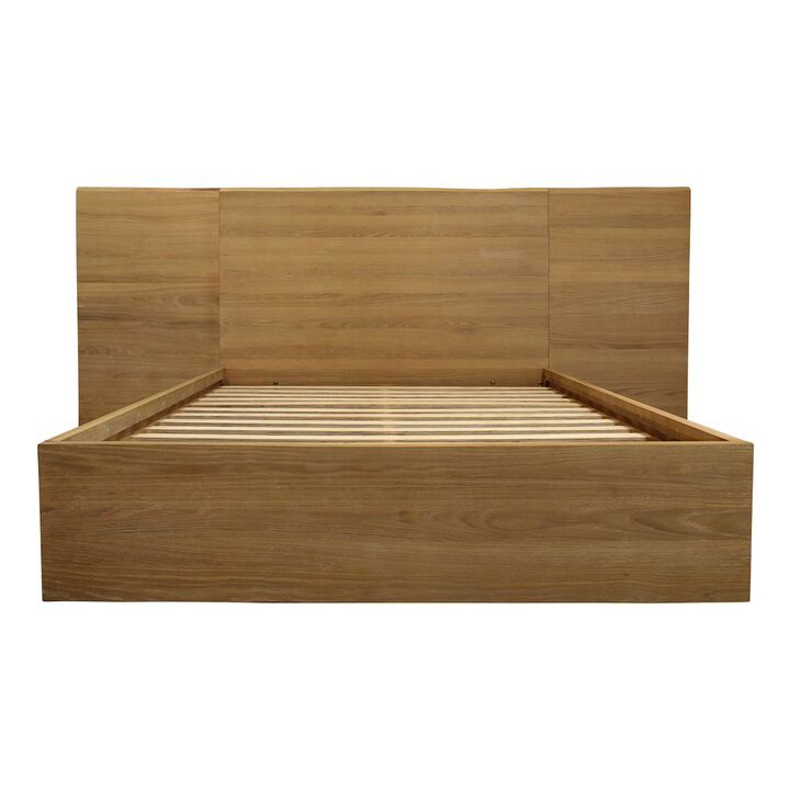 Sarasota Bed with Wings in Natural Oak