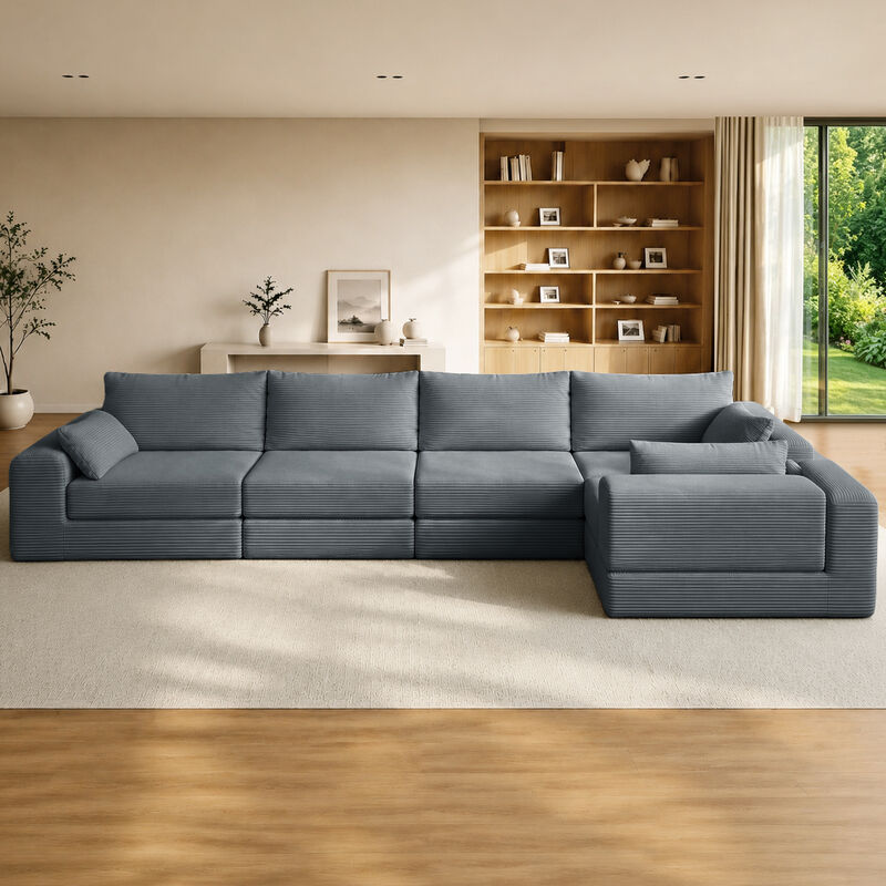 L Shaped Floor Sectional image number 2