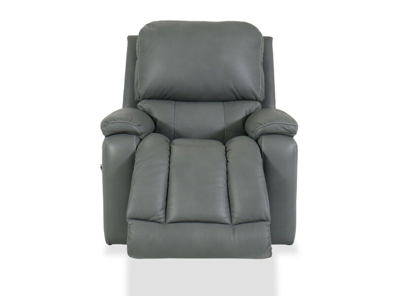 Greyson Slate Leather Rocking Recliner