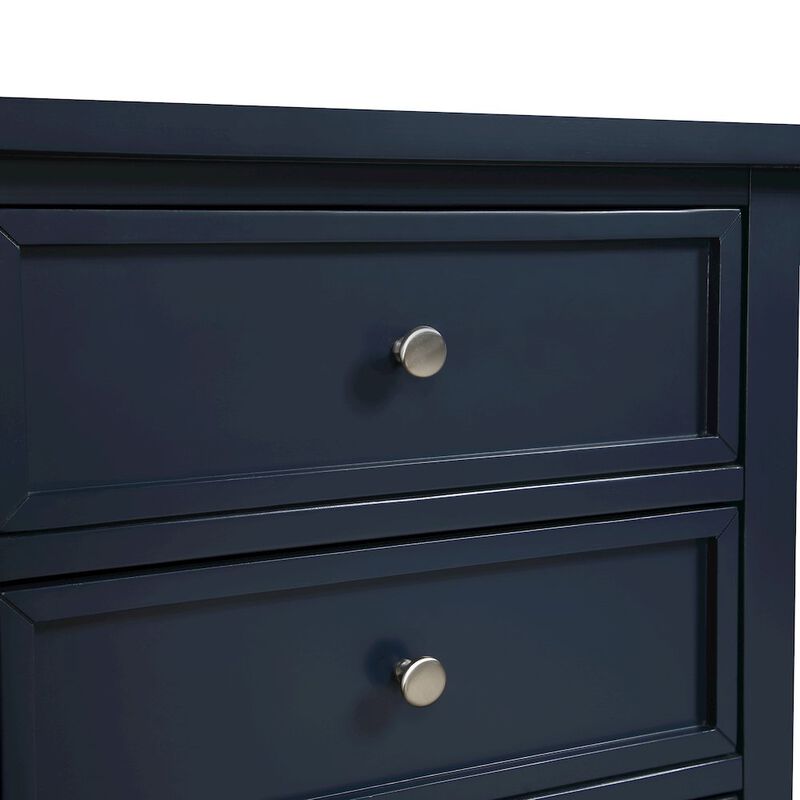 Comfort Pointe Lennon 3-drawer Nightstand - Midnight Blue
