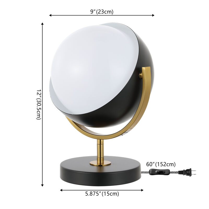 Orion Vintage Classic Metal/Acrylic Adjustable Orb LED Floor Spotlight
