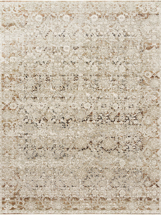 Theia THE07 Natural/Rust 5' x 8' Rug