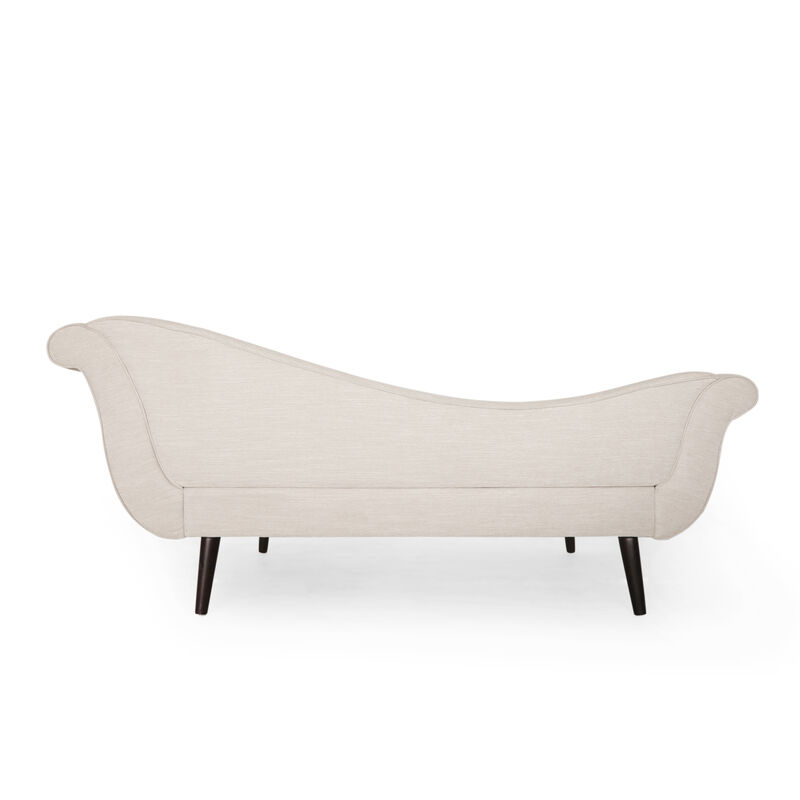 Christopher Knight Home Larina Contemporary Chaise Lounge with Scroll Arms image number 6