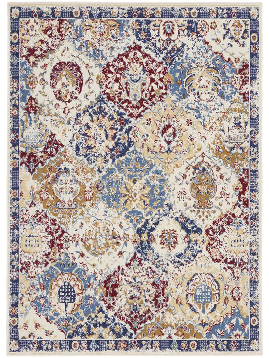 Grafix GRF31 Turquoise/Multicolor 3'9" x 5'9" Rug