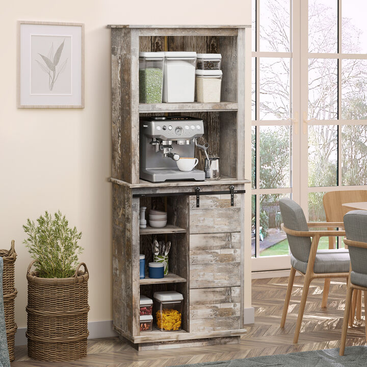 Hivvago Kitchen Storage Cabinet with Adjustable Shelves