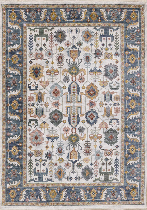 HomeRoots Medallion Area Rug