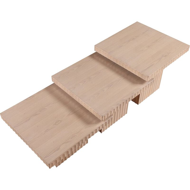 Meridian Furniture Spencer Natural Oak Veneer Coffee Table