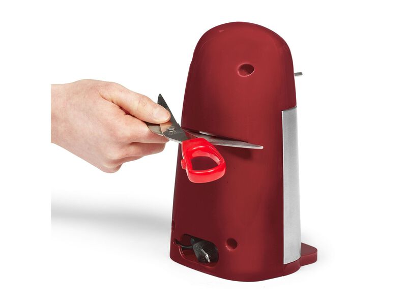 Starfrit - Electric Can Opener with Bottle Opener and Knife Sharpener, Red image number 6