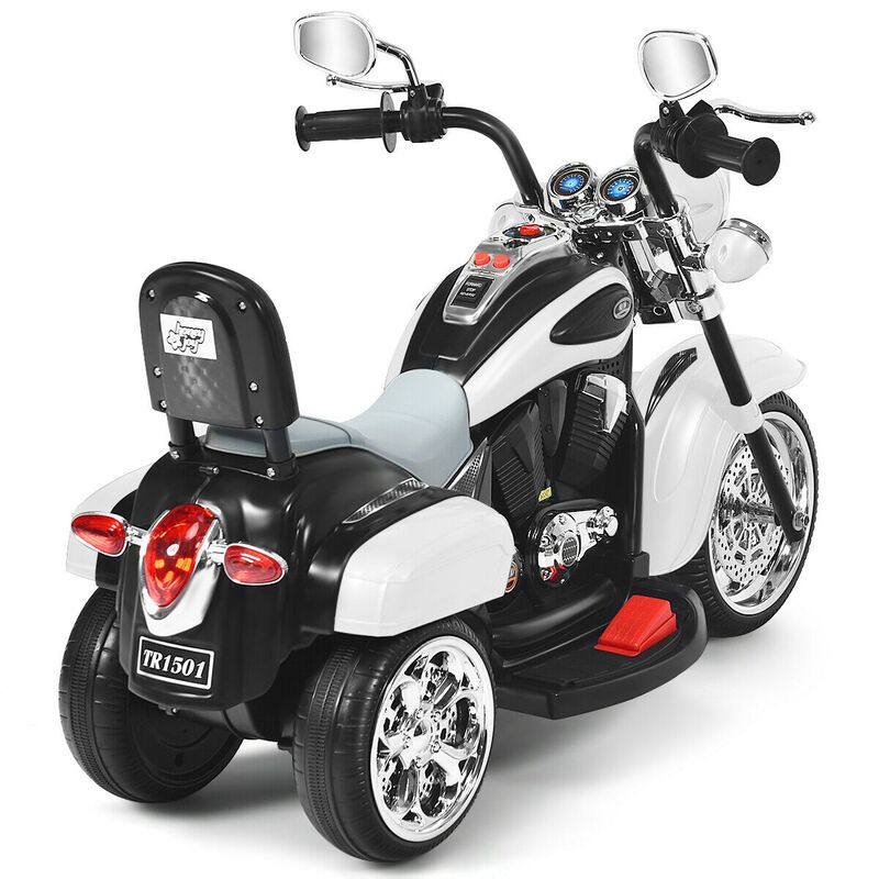 6V Toddler Electric Ride-On Bike with 3 Wheels, Horn and Front Headlight image number 5