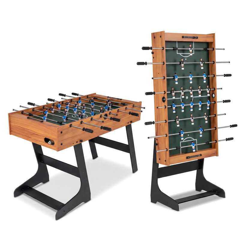 Folding Soccer Foosball Table for Family Game Room and Home Entertainment image number 6