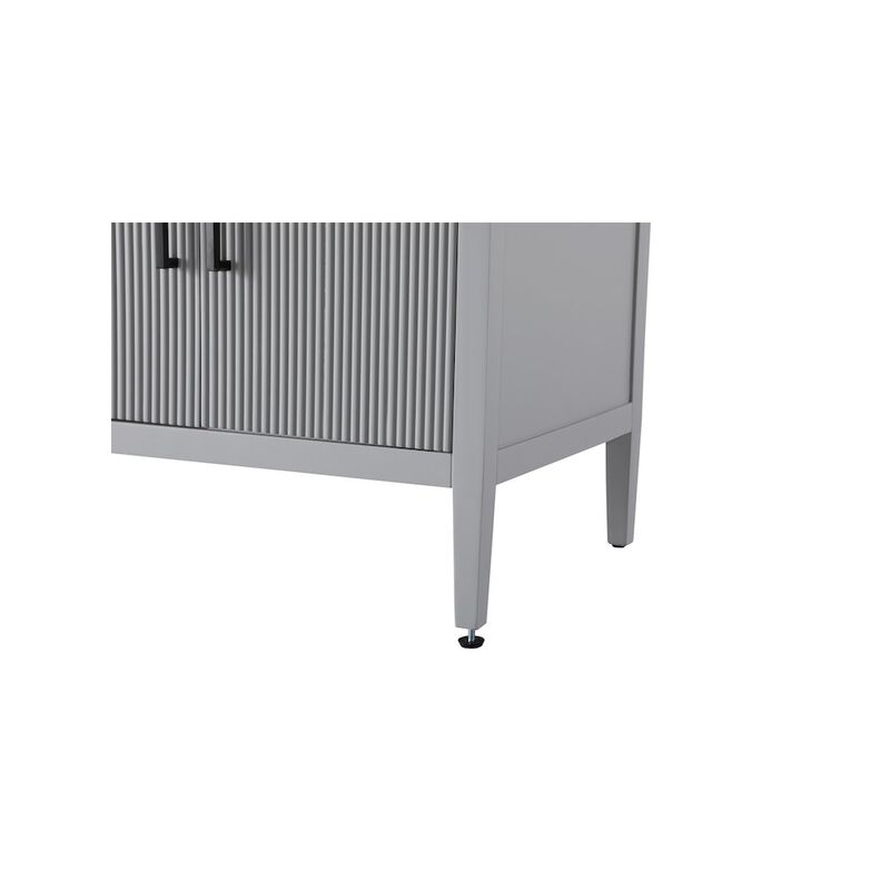 Elegant Kitchen and Bath 72 inch Double Bathroom Vanity in Grey