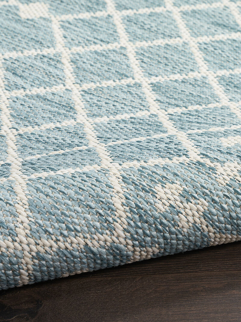 Positano POS02 Aqua 2'2" x 12' Rug image number 5