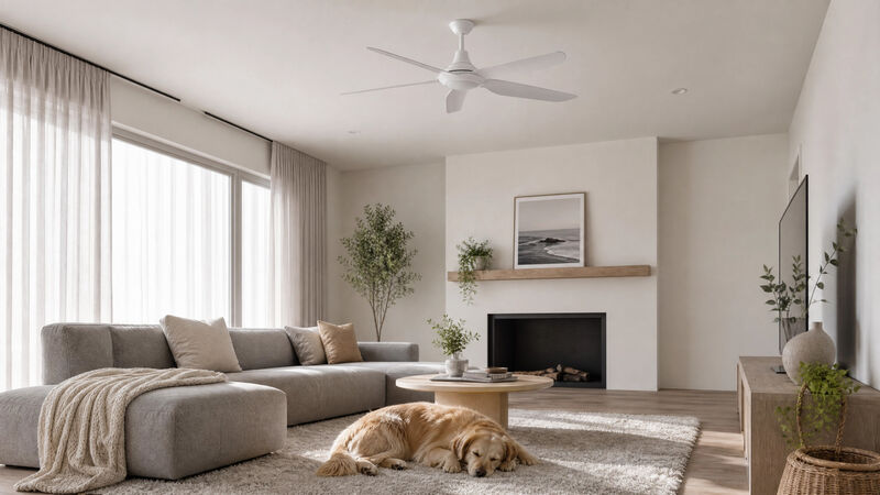 ENLIGHT 52" Smart DC Ceiling Fan with Light, IP66 Outdoor/Coastal Rated, Matter Smart Home Integration, 5 Blades image number 4