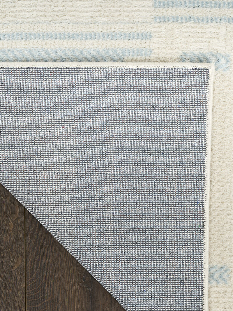 Nordic NRC11 Ivory/Blue 2' x 6' Rug