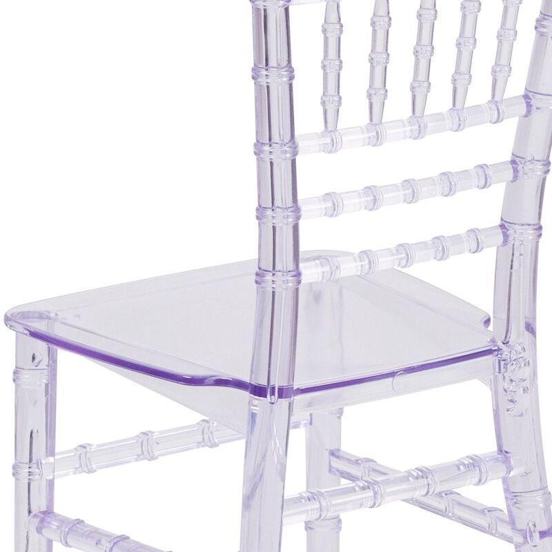 Flash Furniture Child's Crystal Resin Party and Event Chiavari Chair for & Residential Use image number 9