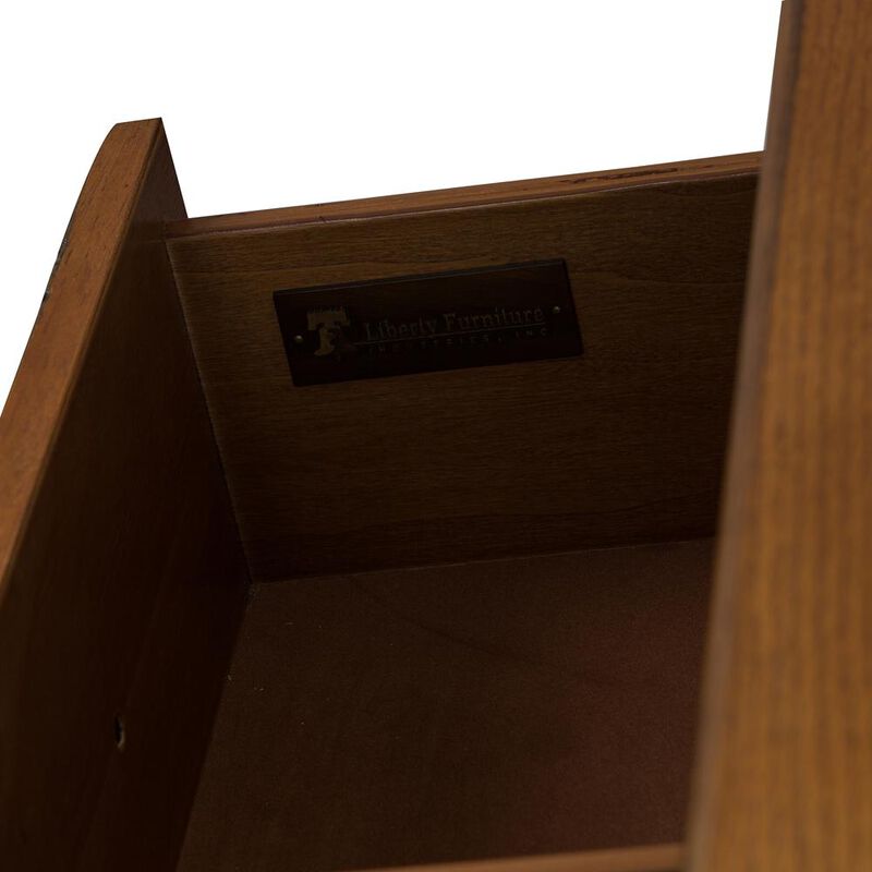 Liberty Furniture Treasures Buffet - Oak in Rustic Oak image number 9