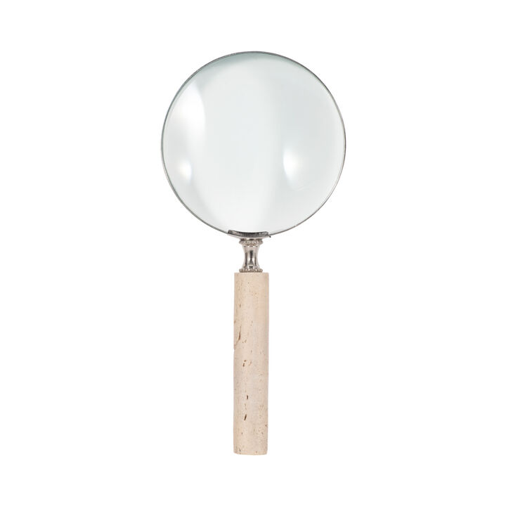 Travertine Magnifying Glass