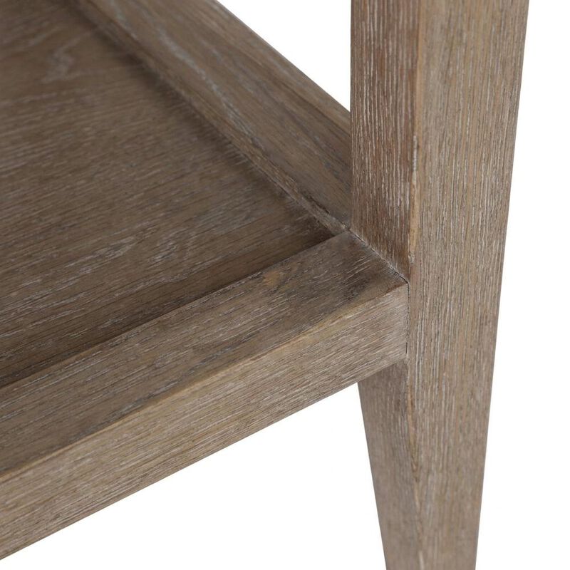 Lowell Oak Wood Console Table with Natural Grain Finish image number 5