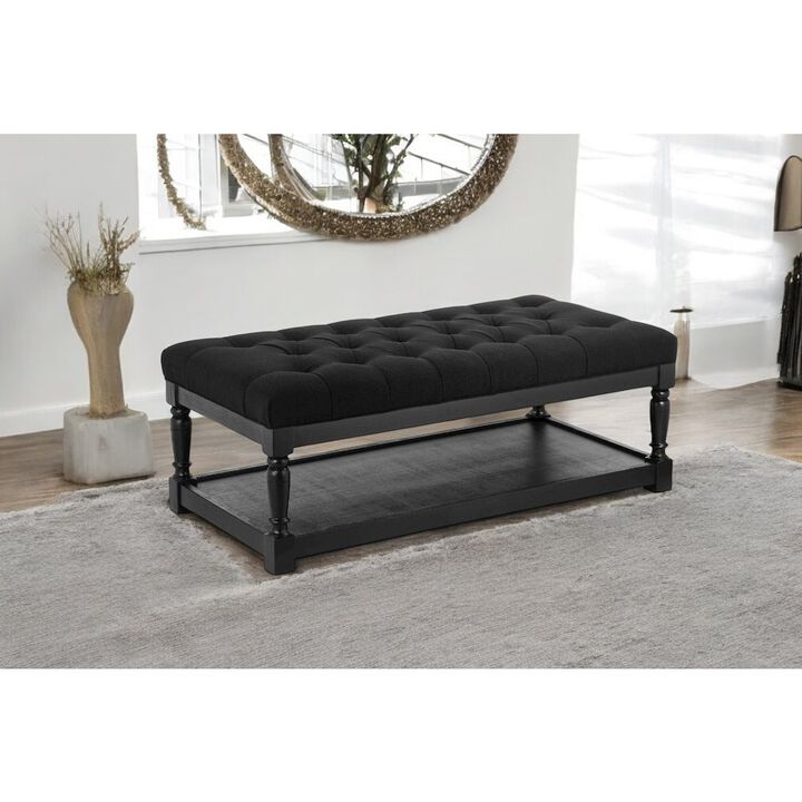 Pangea Home Z-Athena Rect Coffee Table Black/Black