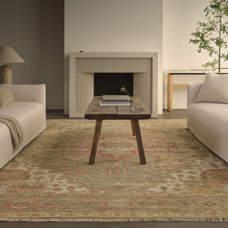 Cicek Cecilia Biscuit 8'X10' Rug image number 5