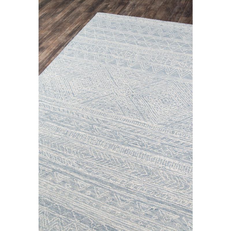 Momeni Contemporary Rectangle Area Rug, Light Blue, 2' X 3'
