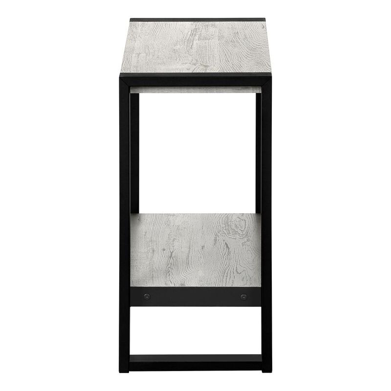 Accent Table, Side, End, Nightstand, Lamp, Living Room, Bedroom, Grey Laminate