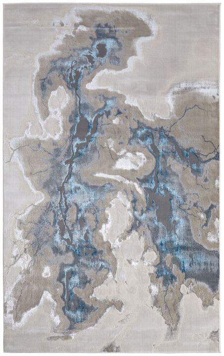 HomeRoots Abstract Area Rug