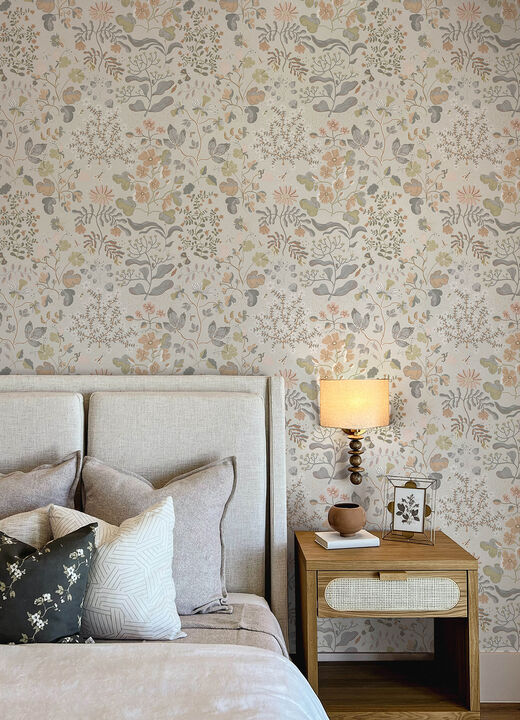 Groh Neutral Floral Wallpaper