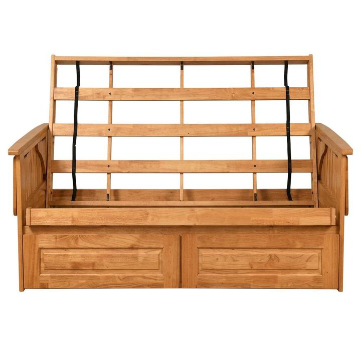 Futon Sofa Bed with Frame and Mattress