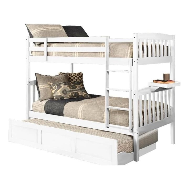 Claire Twin Wood Bunk Bed/Trundle Bed and Tray - Mattresses Not Included