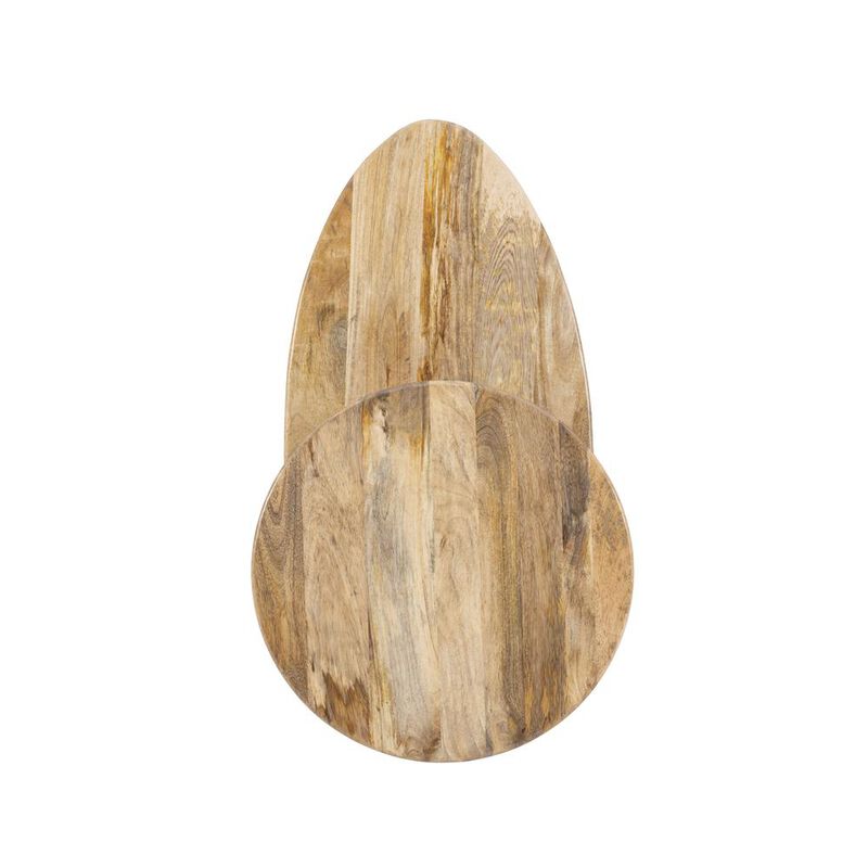 Linon Tavin Two Tiered Coffee Table Natural Gold