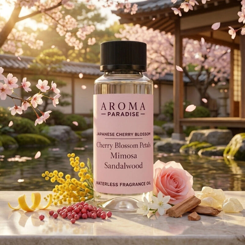 Japanese Cherry Blossom Waterless Fragrance Oil for Cold-Air Diffusers image number 0