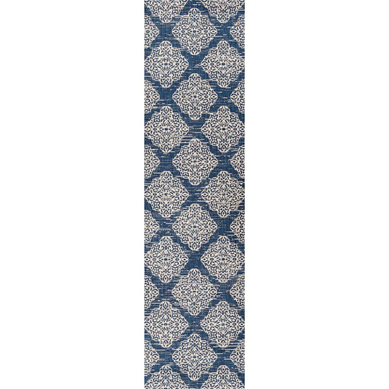 Tuscany Ornate Medallions Indoor/Outdoor Area Rug