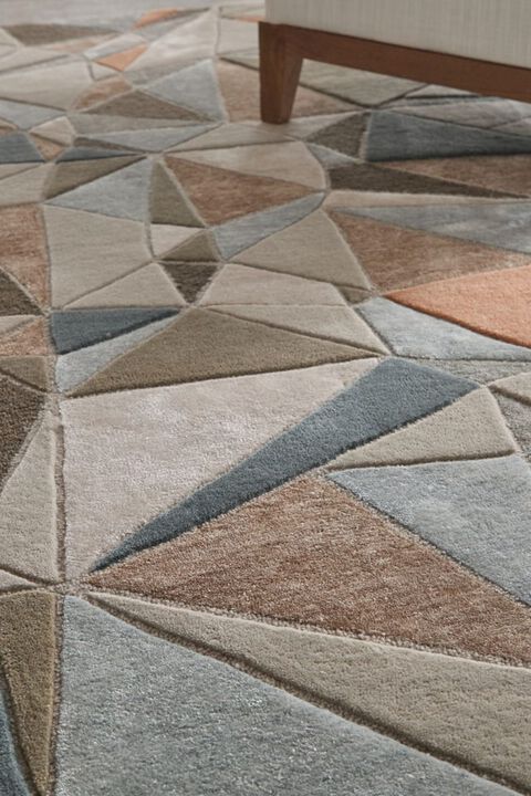 Maridian 8A69F Gray/Multi 5' x 8' Rug
