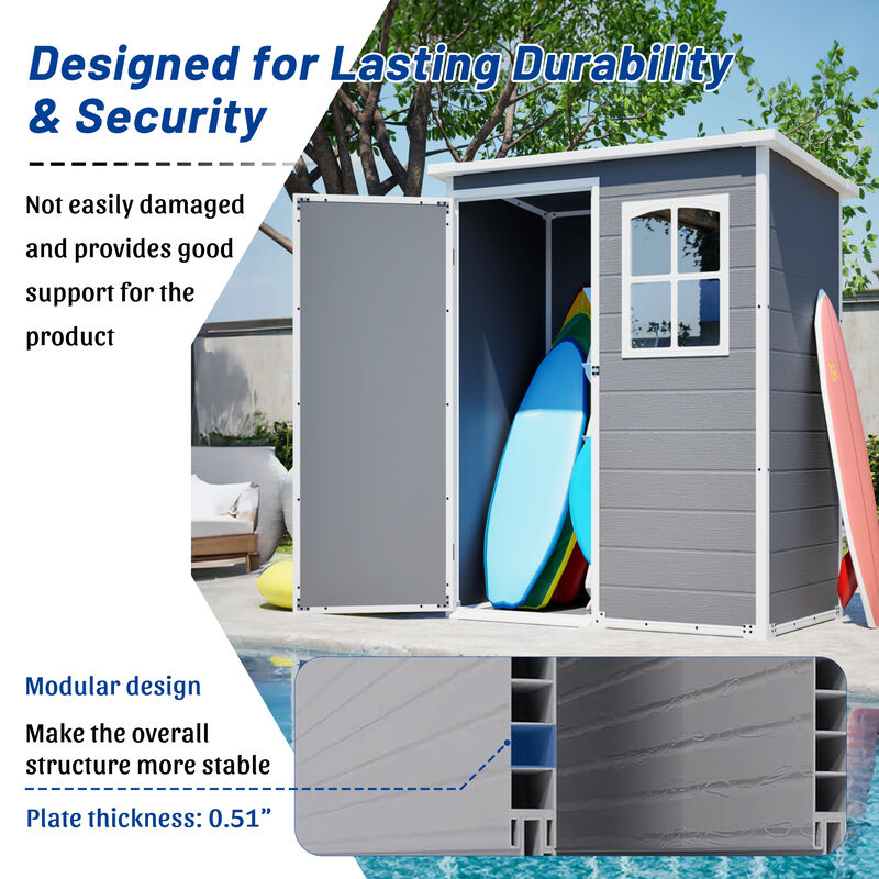 TATEUS Outdoor Storage House image number 3