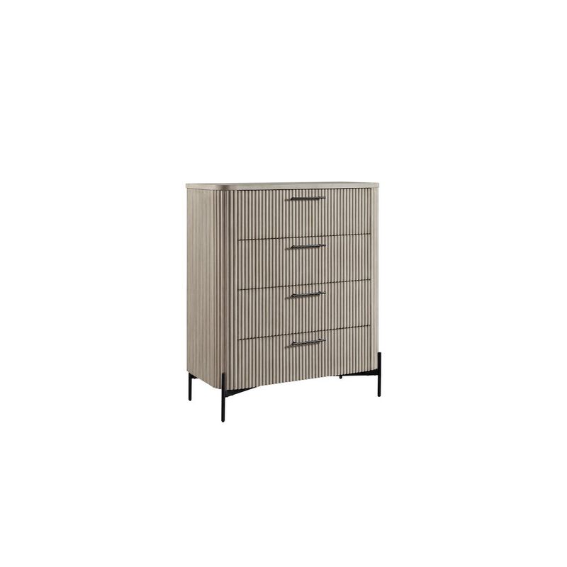 Fisher Park 4 Drawer Chest - Taupe