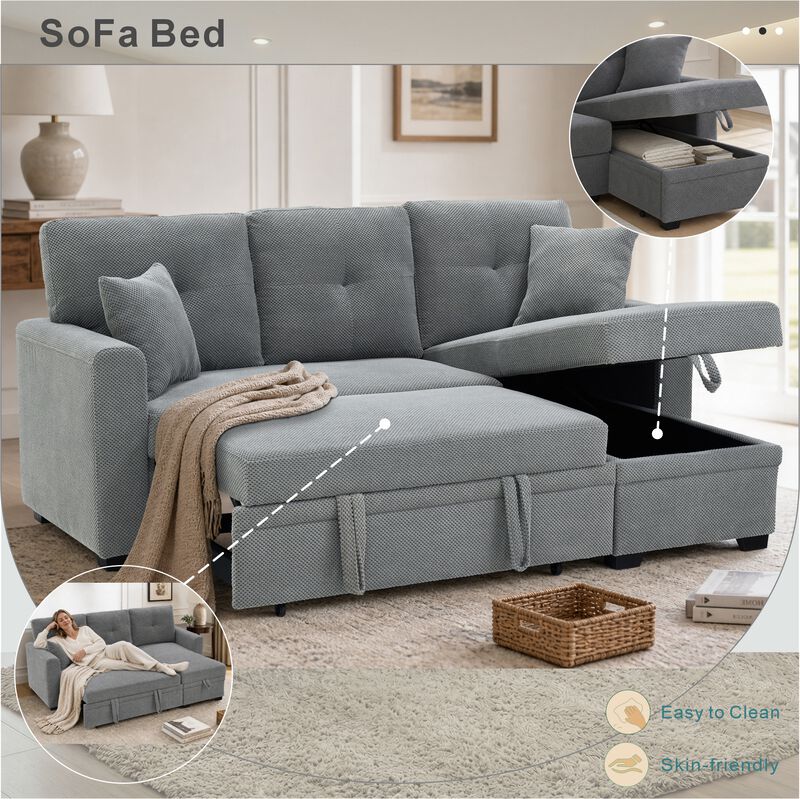 Ludfob Storage Sleeper Sofa image number 5