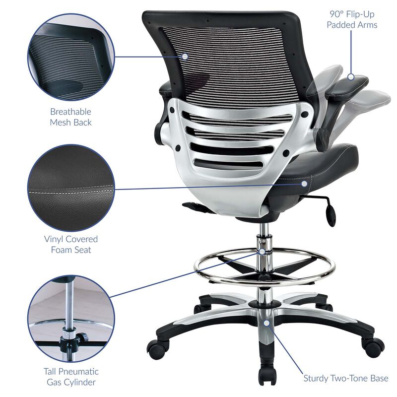 Modway Furniture - Edge Drafting Chair image number 3