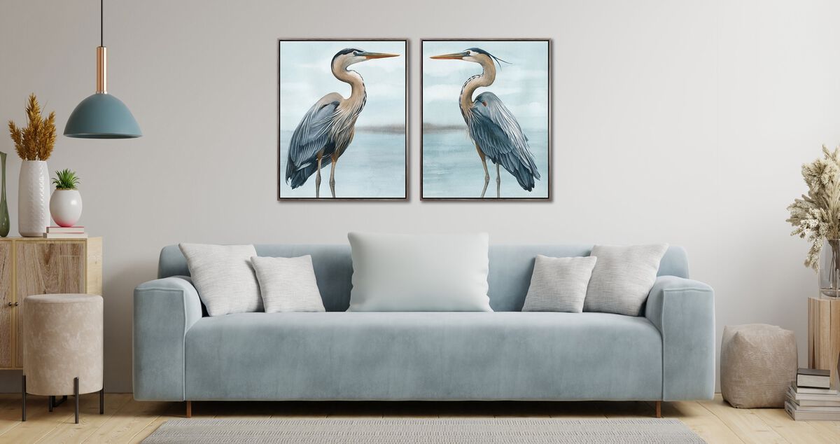 Back Bay Heron (Set of 2)