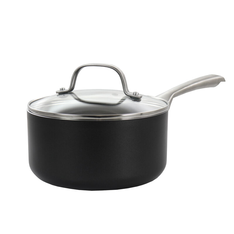 Oster Palladium 8 Piece Aluminum Cookware Set in Black