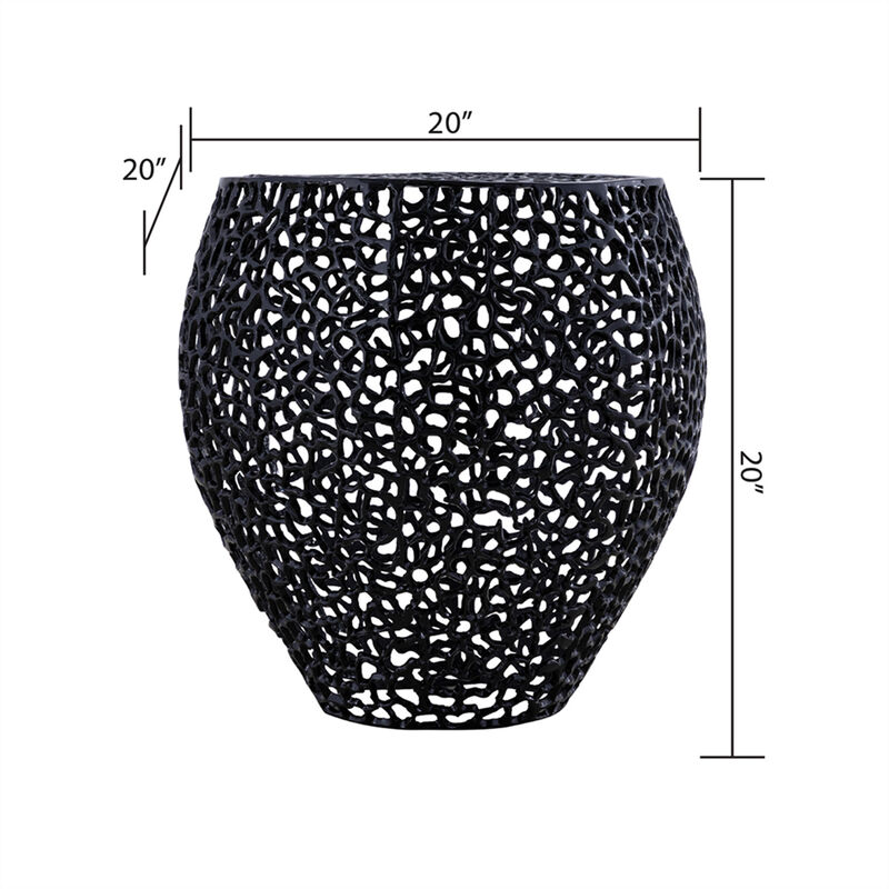 Nuvessique Open-Mesh End Table image number 2