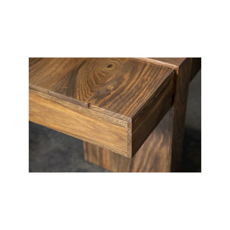 Coaster Samira Square Solid Wood Coffee Table Natural Sheesham