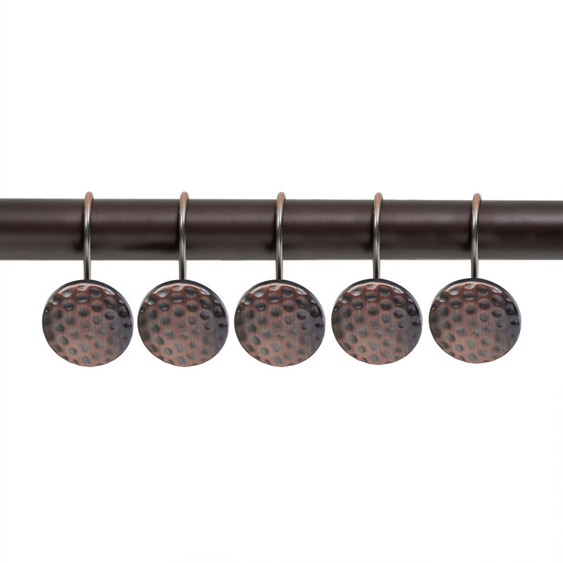 Utopia Alley Rust-Resistant Metal Shower Curtain Hooks, Shower Hooks Hangers for Bathroom, Kitchen Utensils, Curtains, Clothing, Towels etc - Set of 12 image number 6