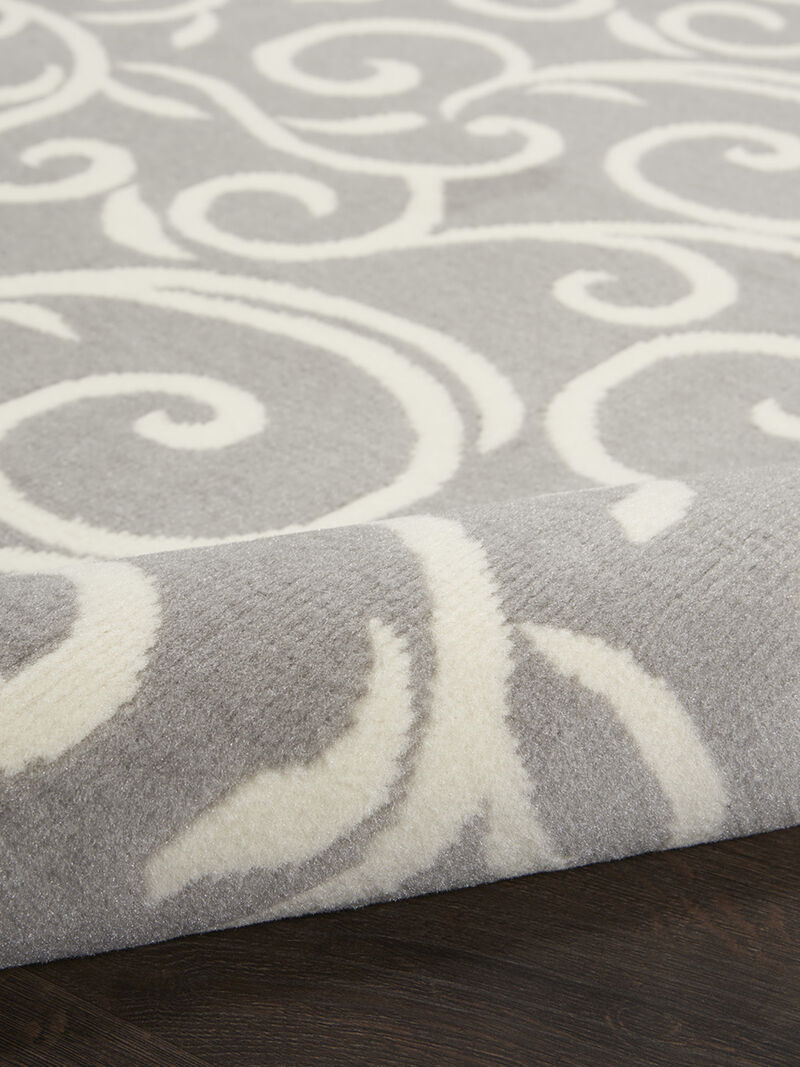 Grafix GRF19 Gray 5'3" x 7'3" Rug