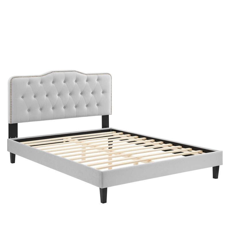 Modway Amber Platform, King, Light Gray image number 3